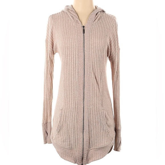 Splendid Zip Up Hooded Sweater - Picture 2 of 3